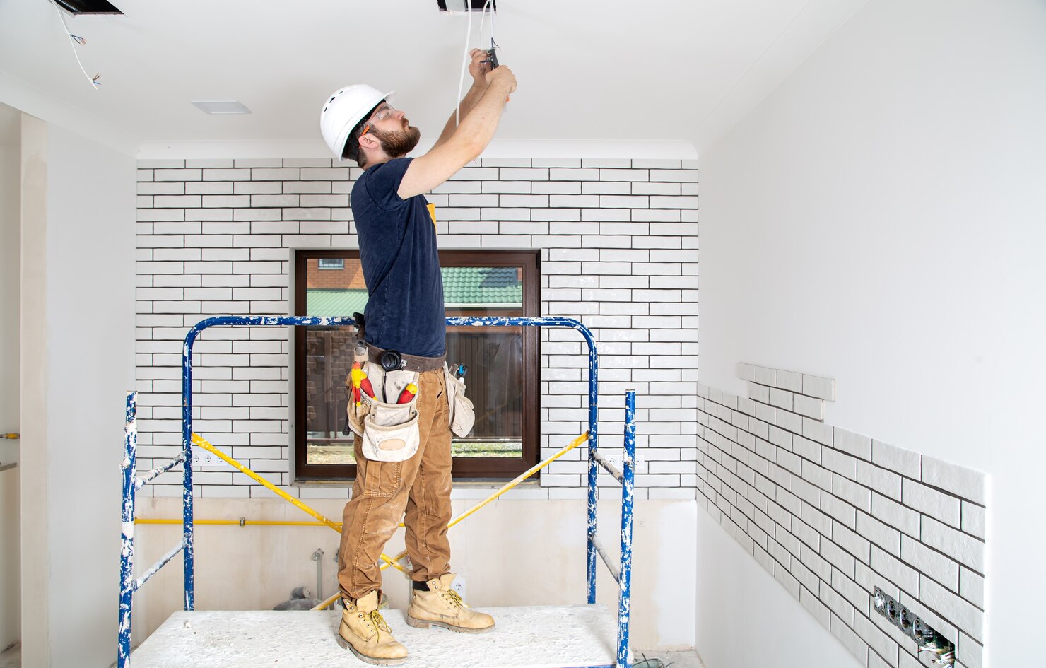 professional overalls with tools background repair site home renovation concept 169016 7321